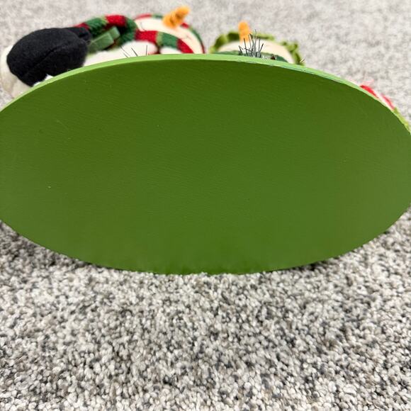 Holiday Snowman Table Decor w/ Merry Christmas Sign, Pre-owned. - Picture 7 of 7